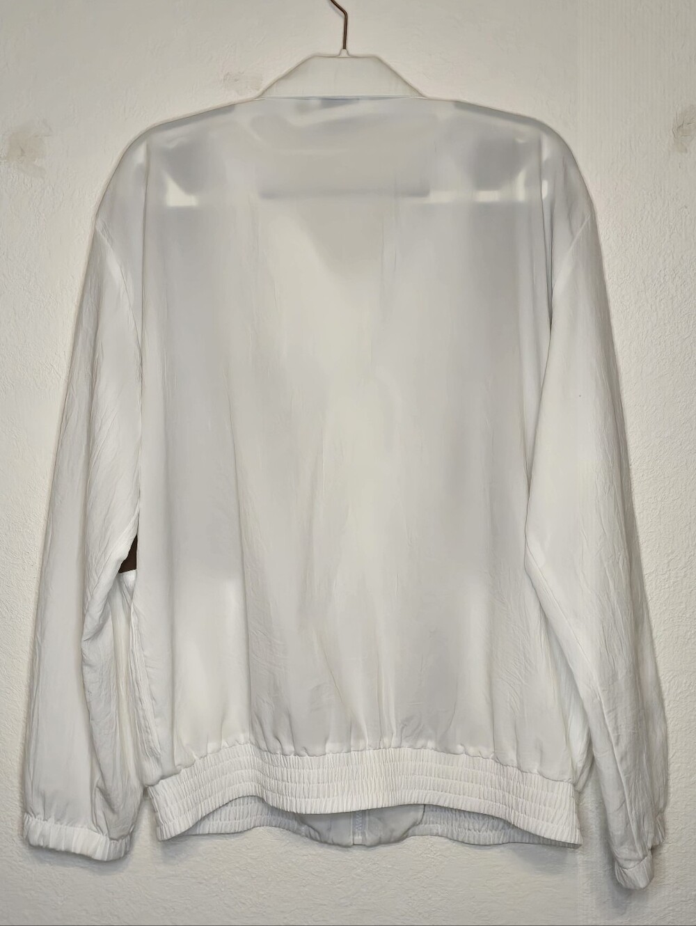 Vintage Teddi Colorblock Track Jacket Windbreaker Brown White - Picture 3 of 8